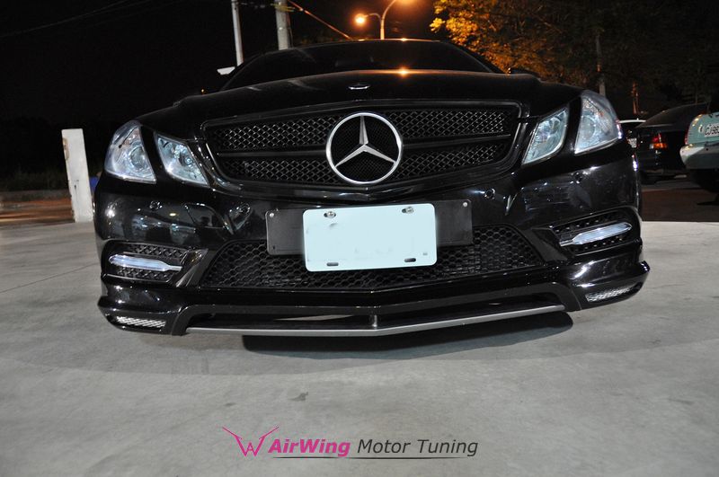 W207 - PIECHA style Carbon Front Lip Spoiler 5